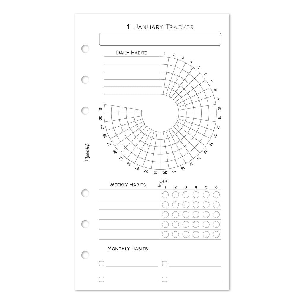 Habit Tracker MULTI (Personal Size)