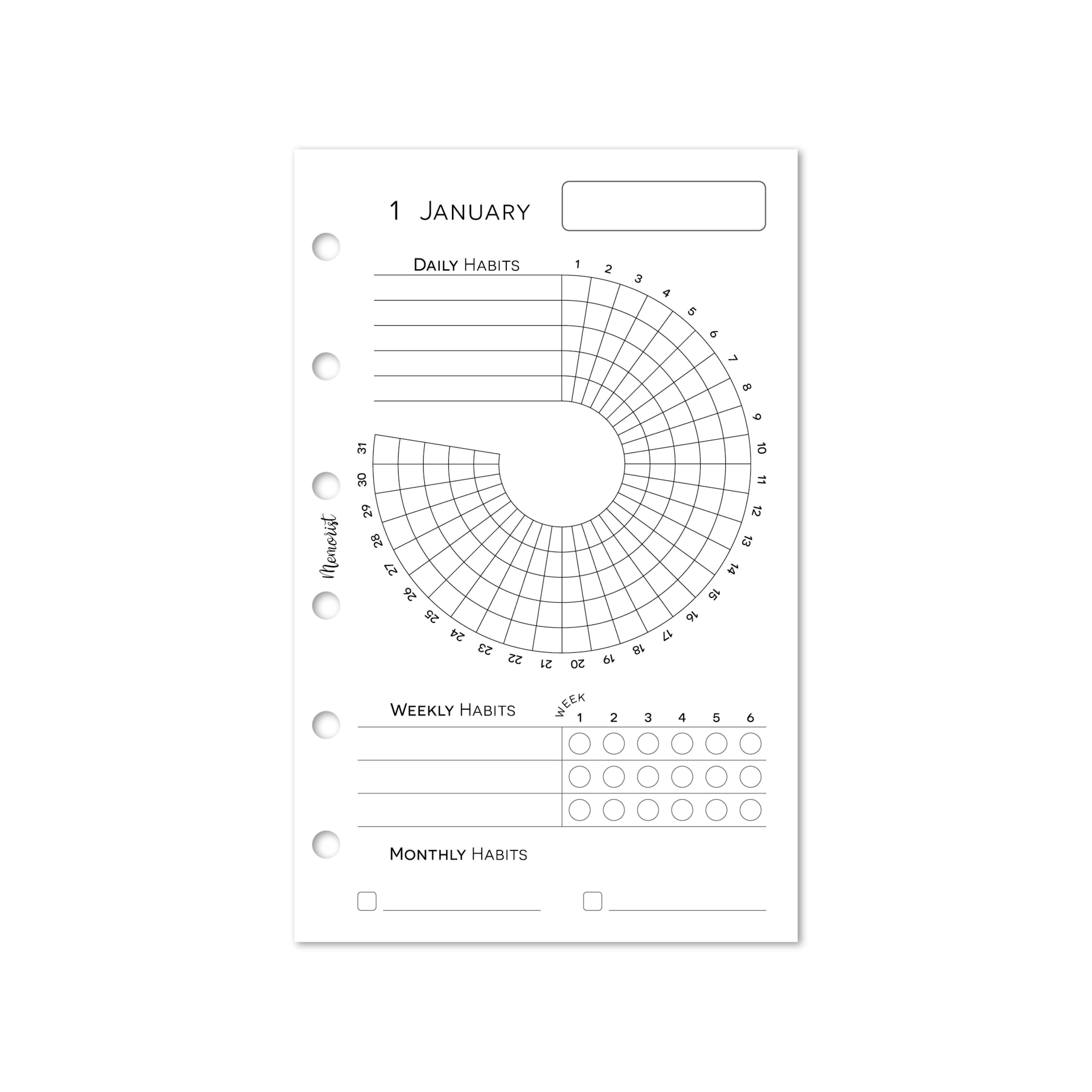 Habit Tracker MULTI (Pocket Size)