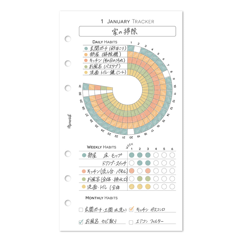 Habit Tracker MULTI (Personal Size)