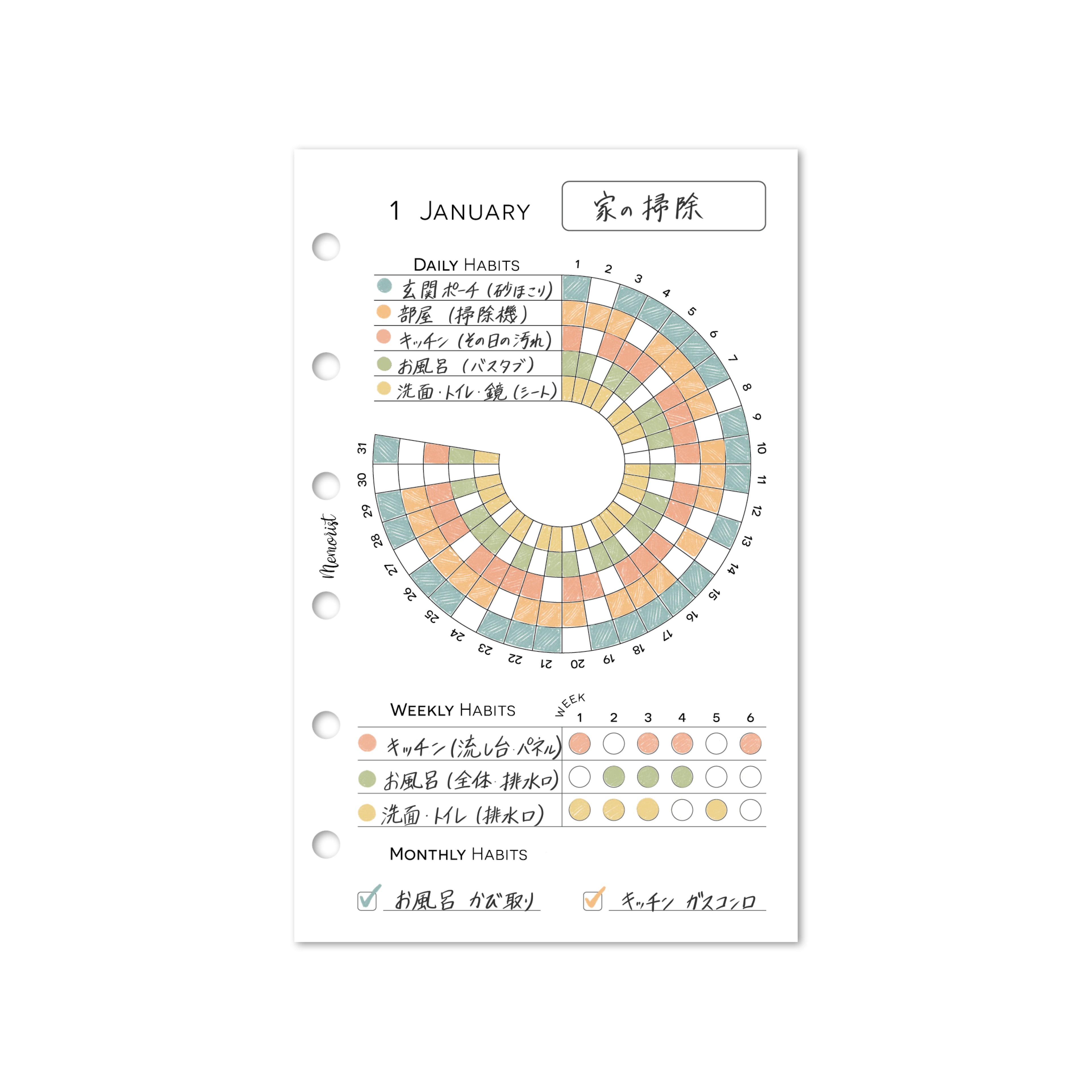 Habit Tracker MULTI (Pocket Size)