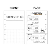 Income & Expenses (Pocket Size Refill)