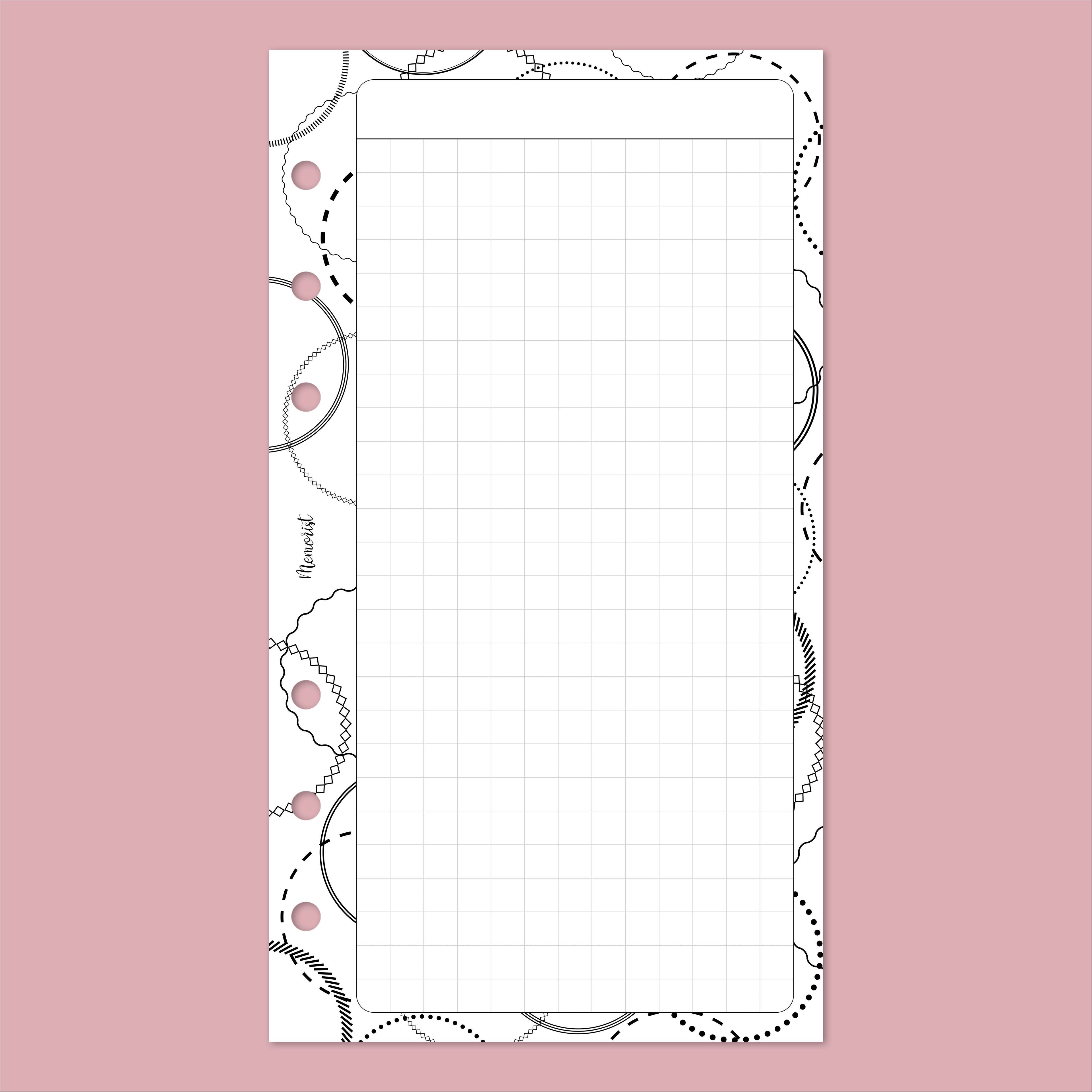 Design Grid: Pattern 001 (Personal Size)