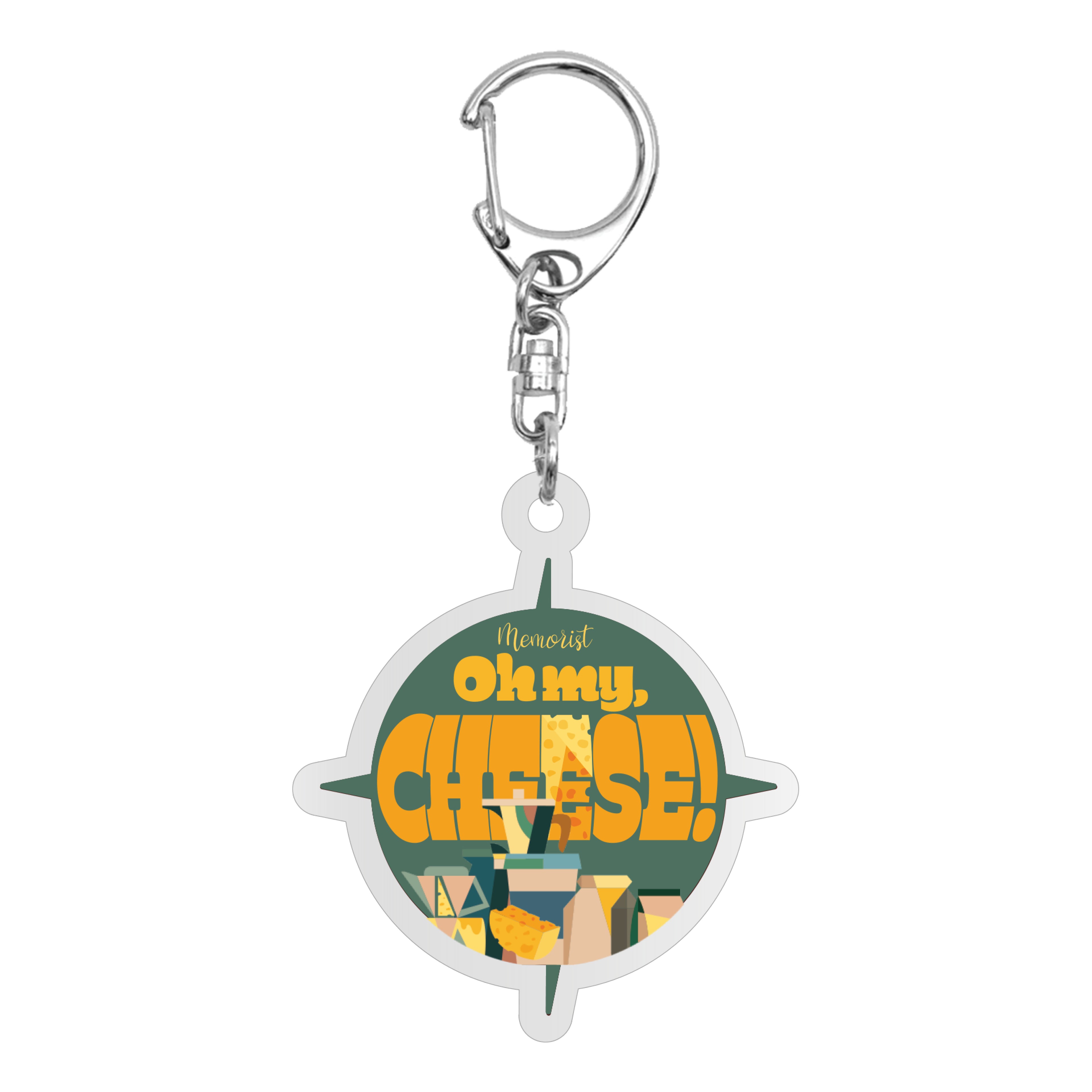 Logo Acrylic Keychain: NEO 【Oh My Cheese】