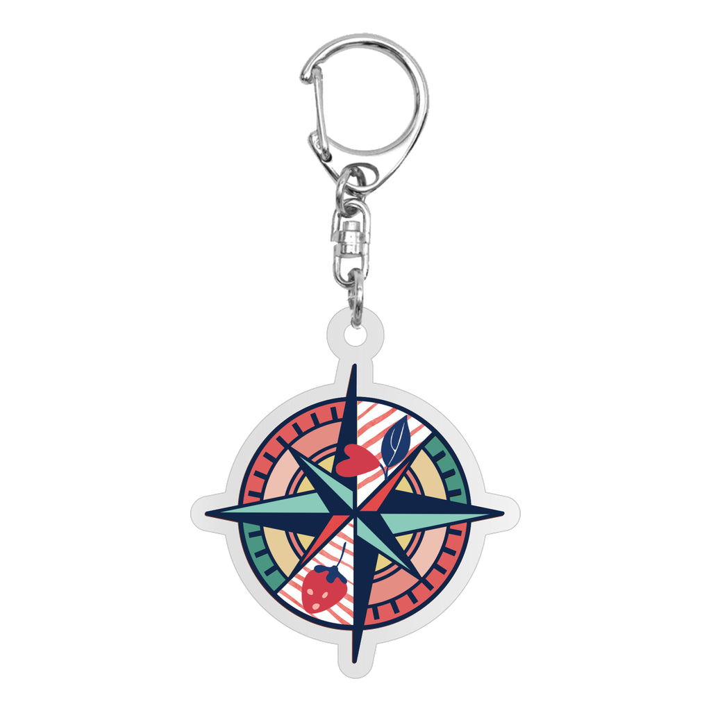 Logo Acrylic Keychain: NEO 【Wild Strawberry】