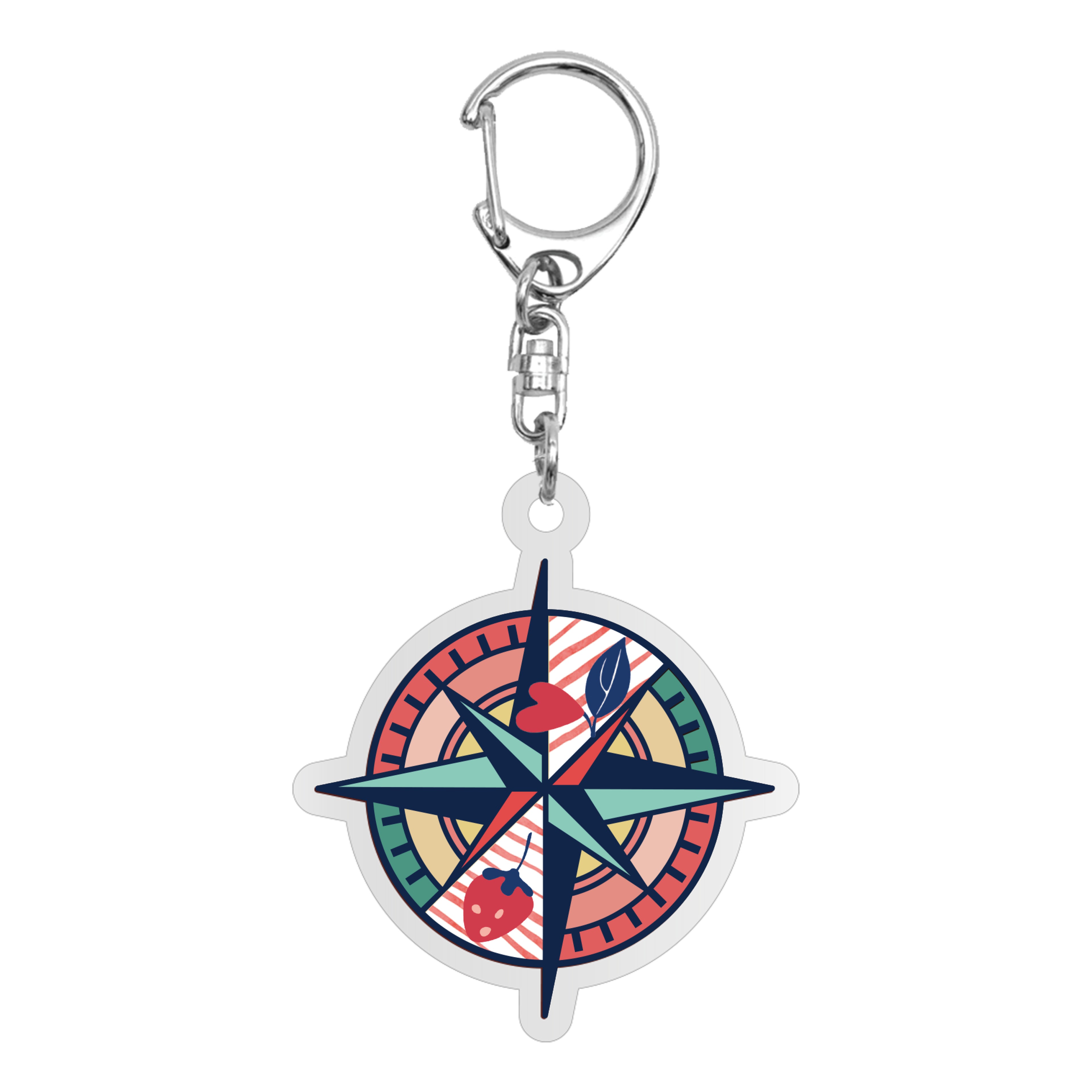 Logo Acrylic Keychain: NEO 【Wild Strawberry】