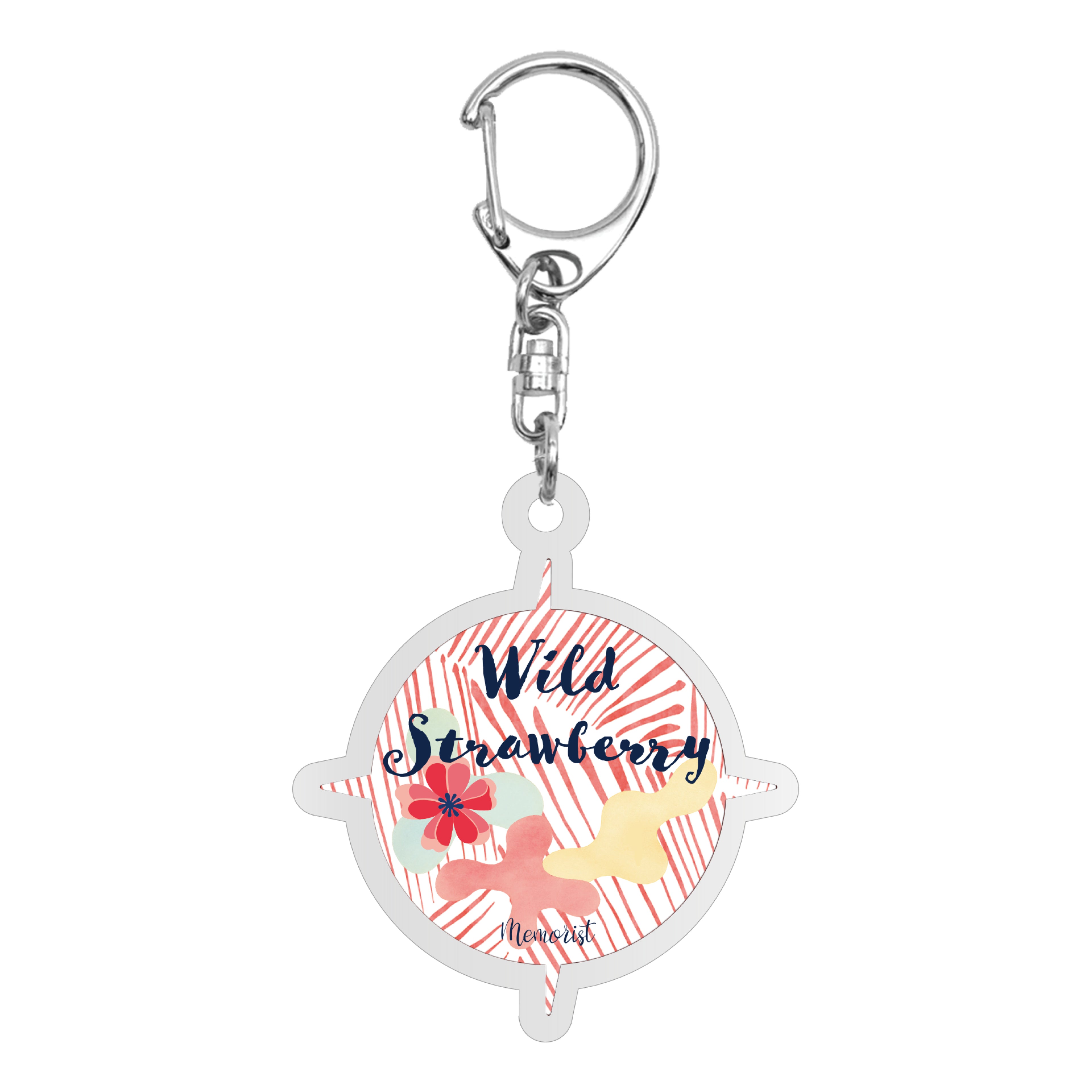 Logo Acrylic Keychain: NEO 【Wild Strawberry】