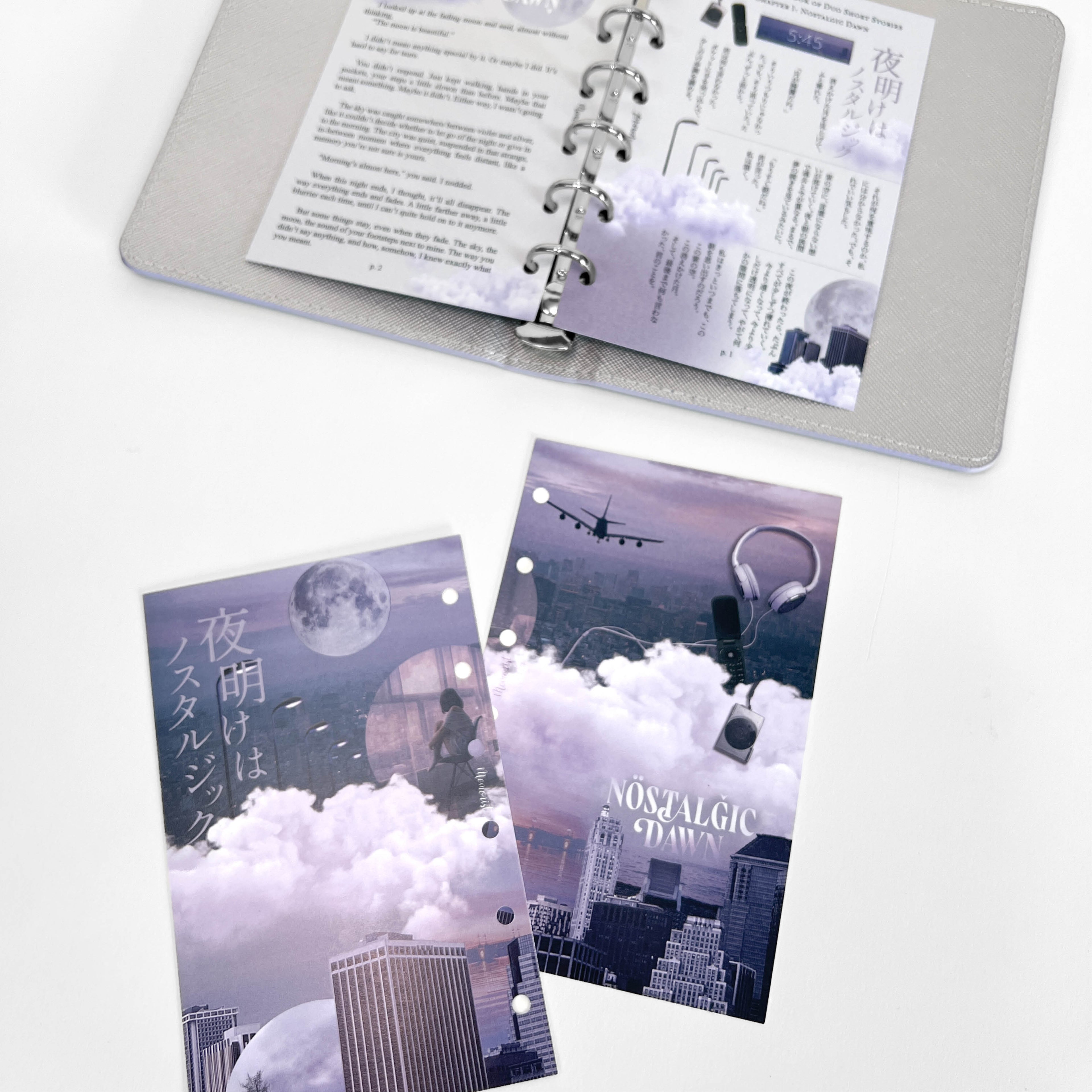 Paper Divider【Nostalgic Dawn】 (Pocket Size)