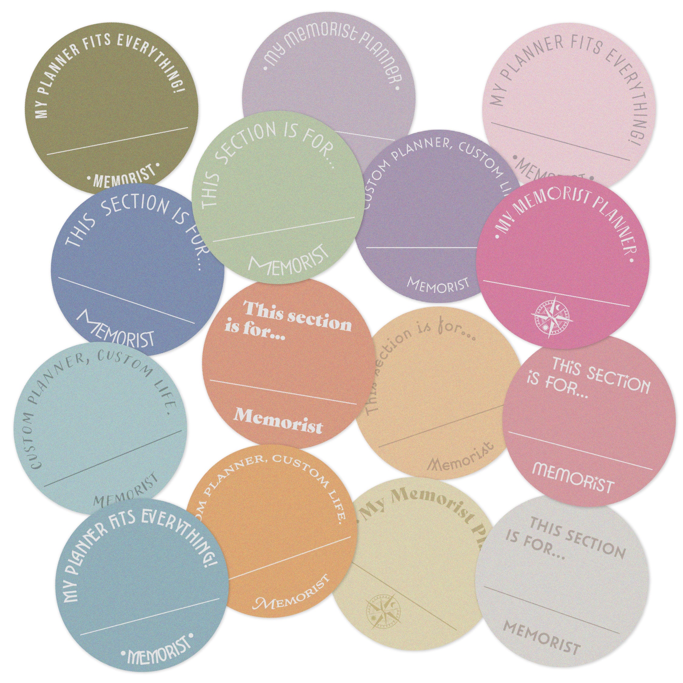 Paper Divider Label Sticker