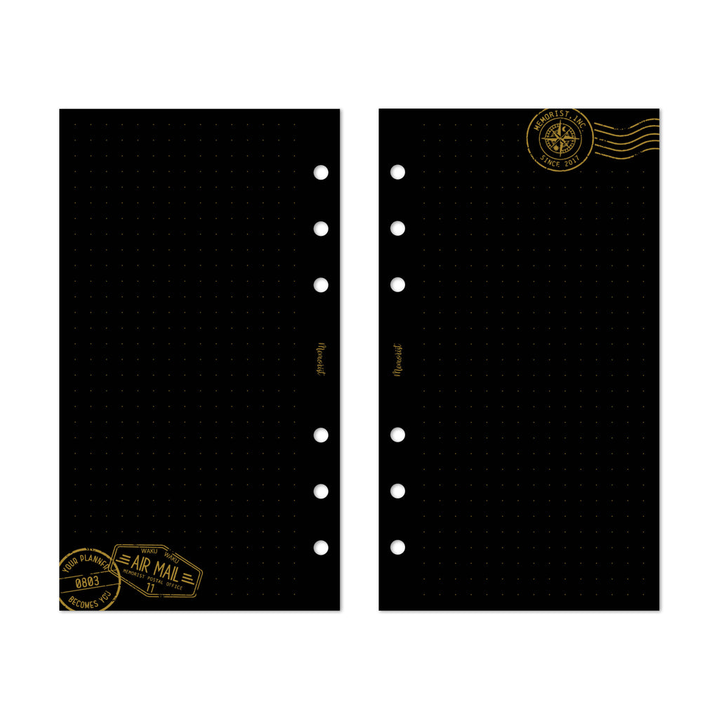 Memorist Mail: Color Paper Grid (Personal Size)