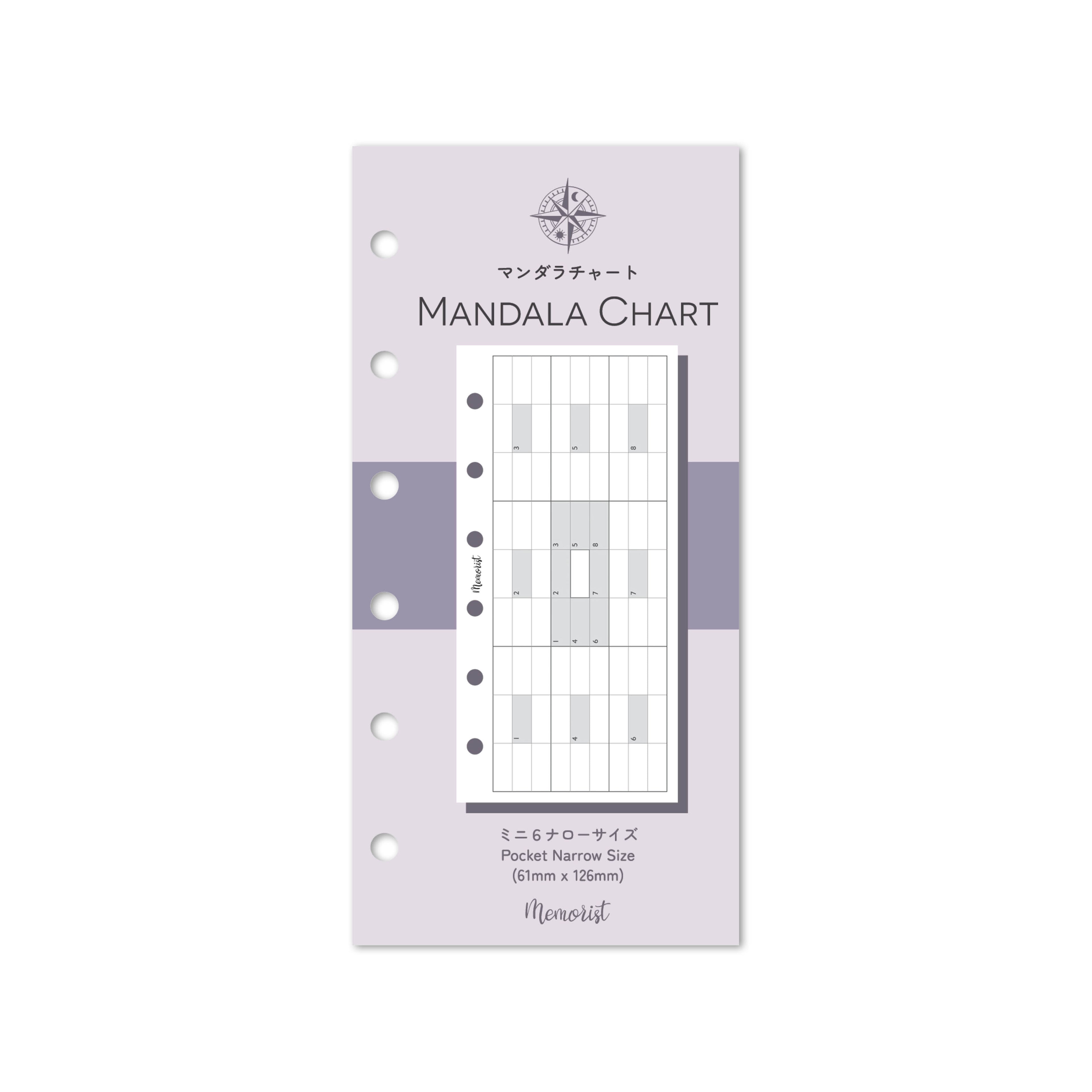 Mandala Chart (Pocket Narrow Size)