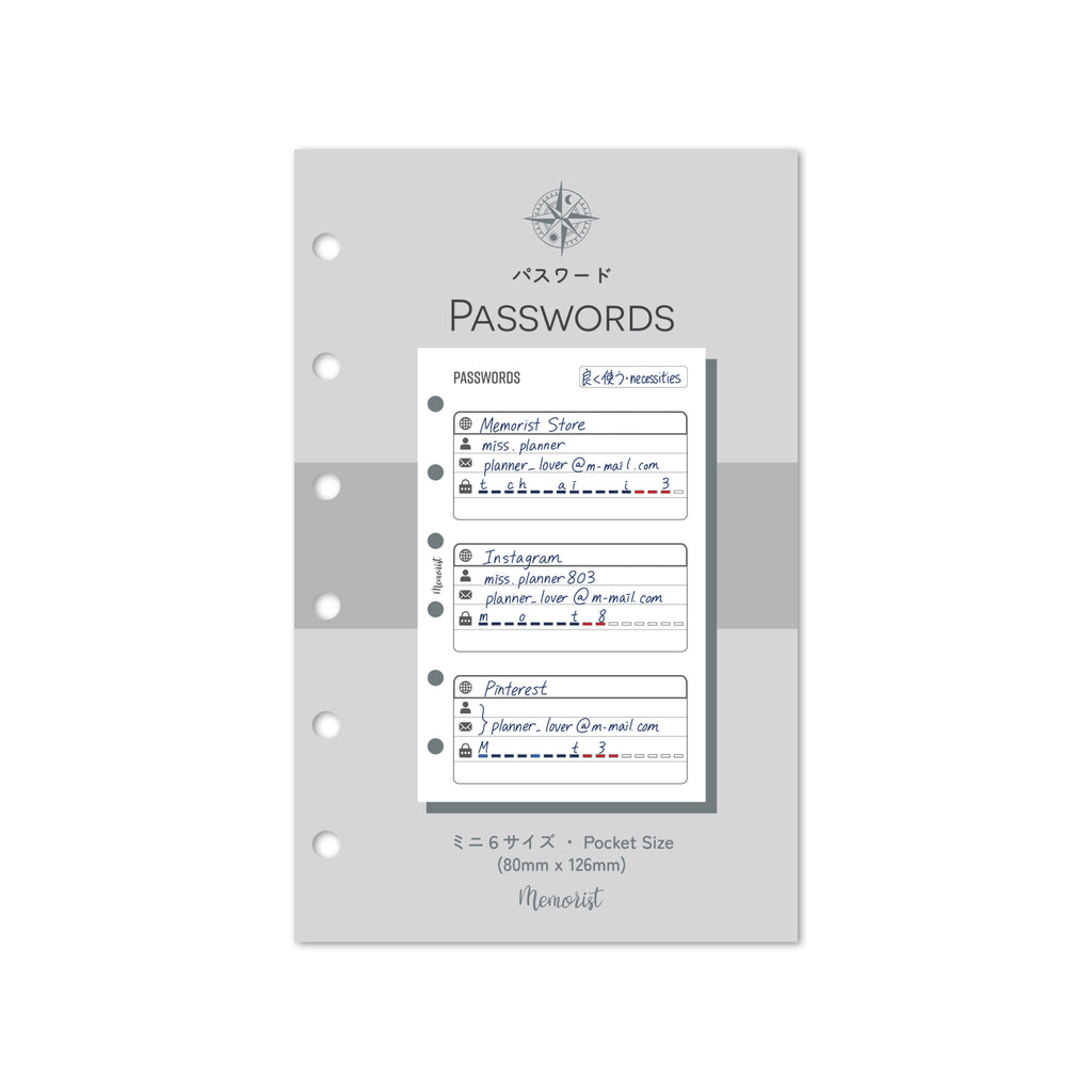 Password (Pocket Size)