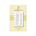 Expense List (Pocket Size)