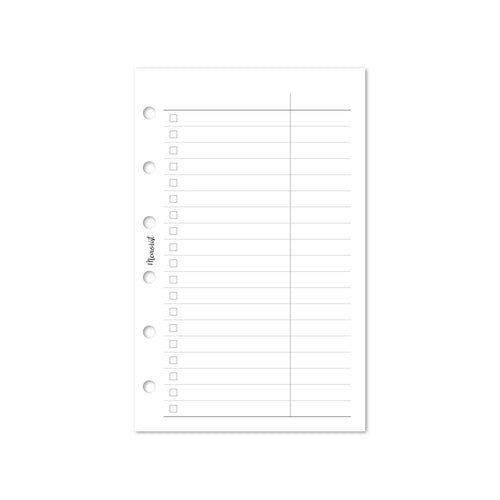 Check List (Pocket Size)