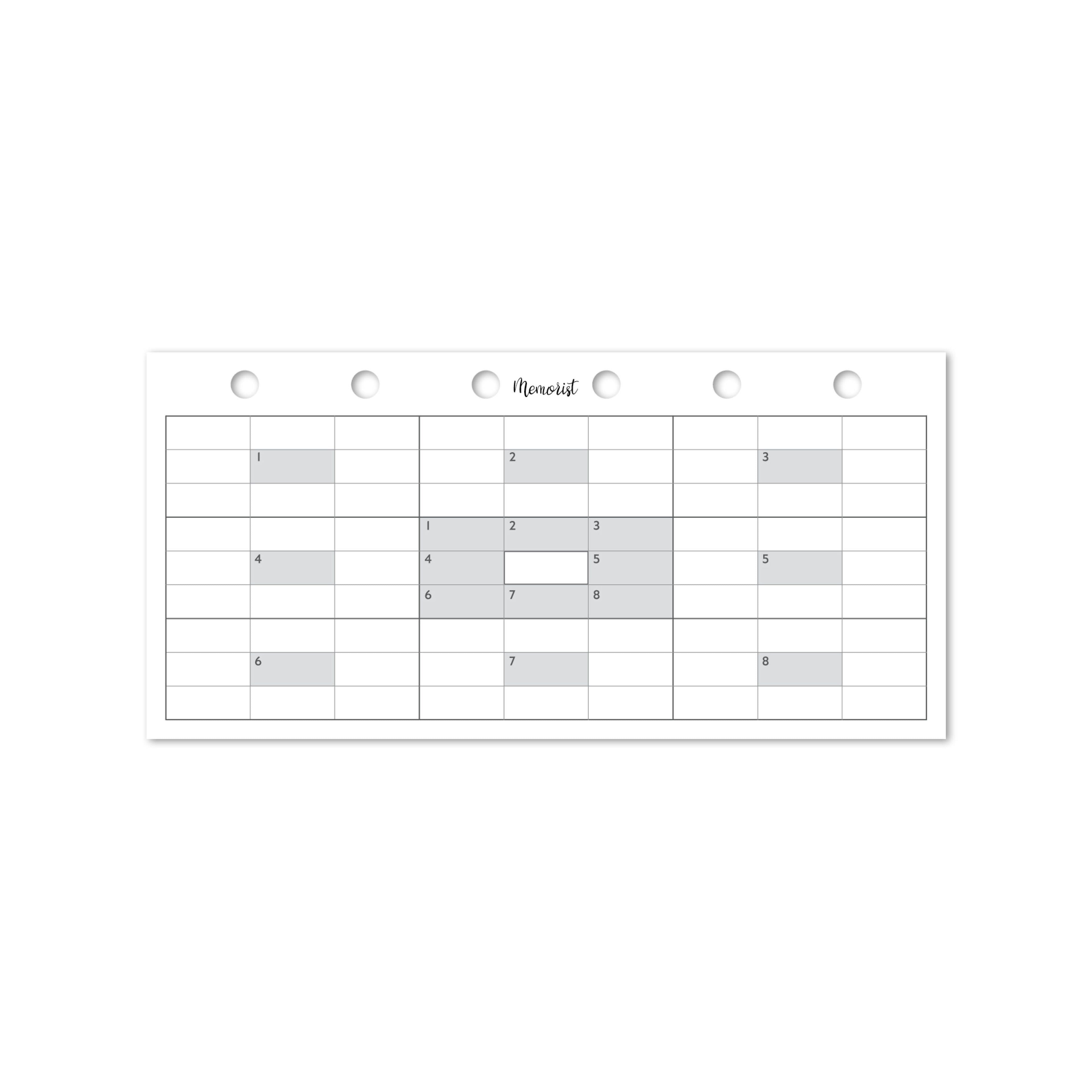 Mandala Chart (Pocket Narrow Size)