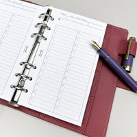 Premium Refill Daily Schedule (Personal Size)