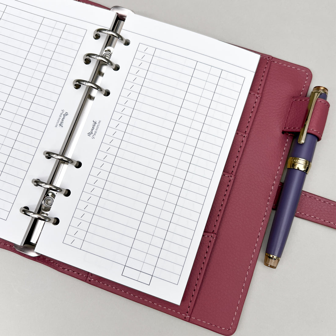 Premium Refill Expense List (Personal Size)