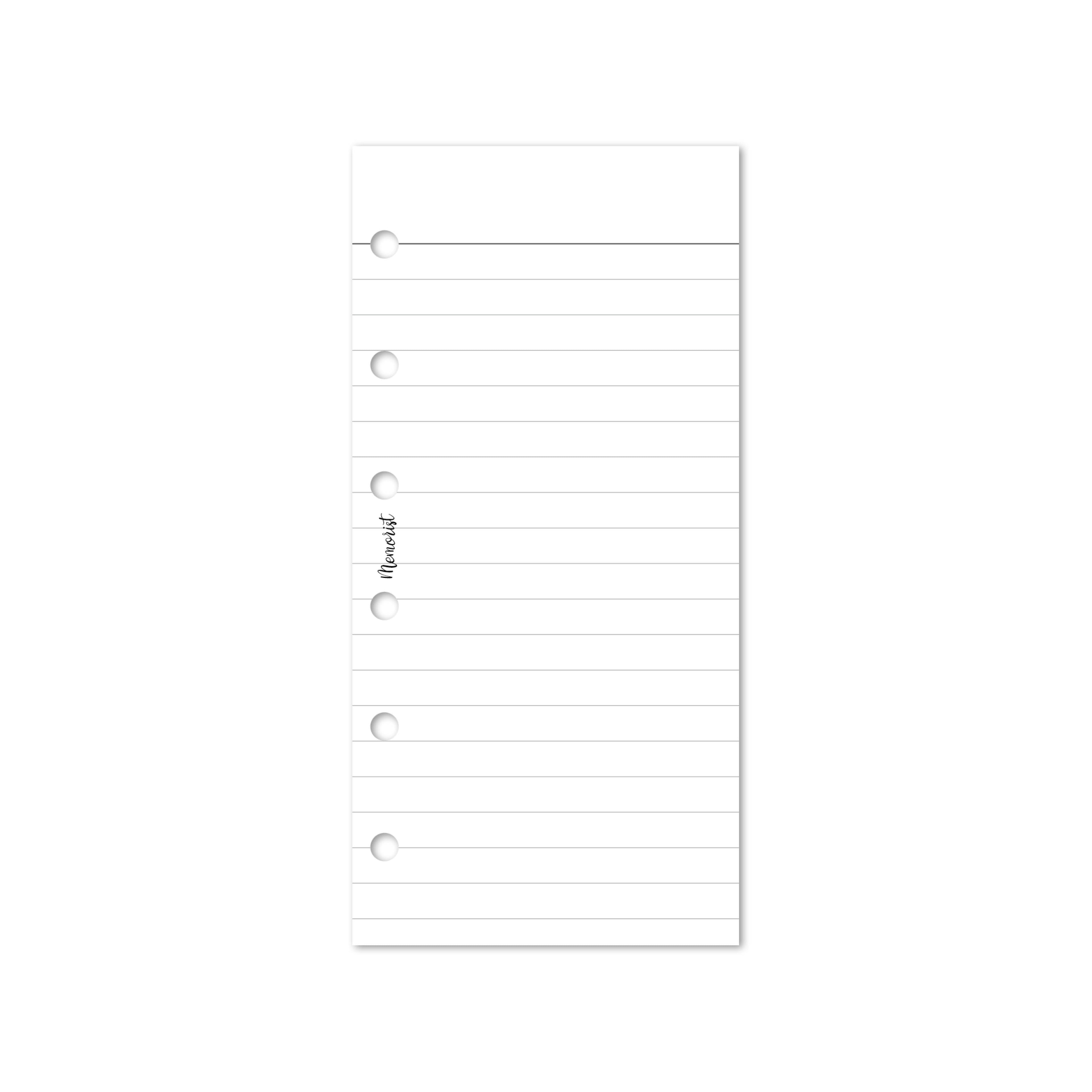 Lined (Pocket Narrow Size)