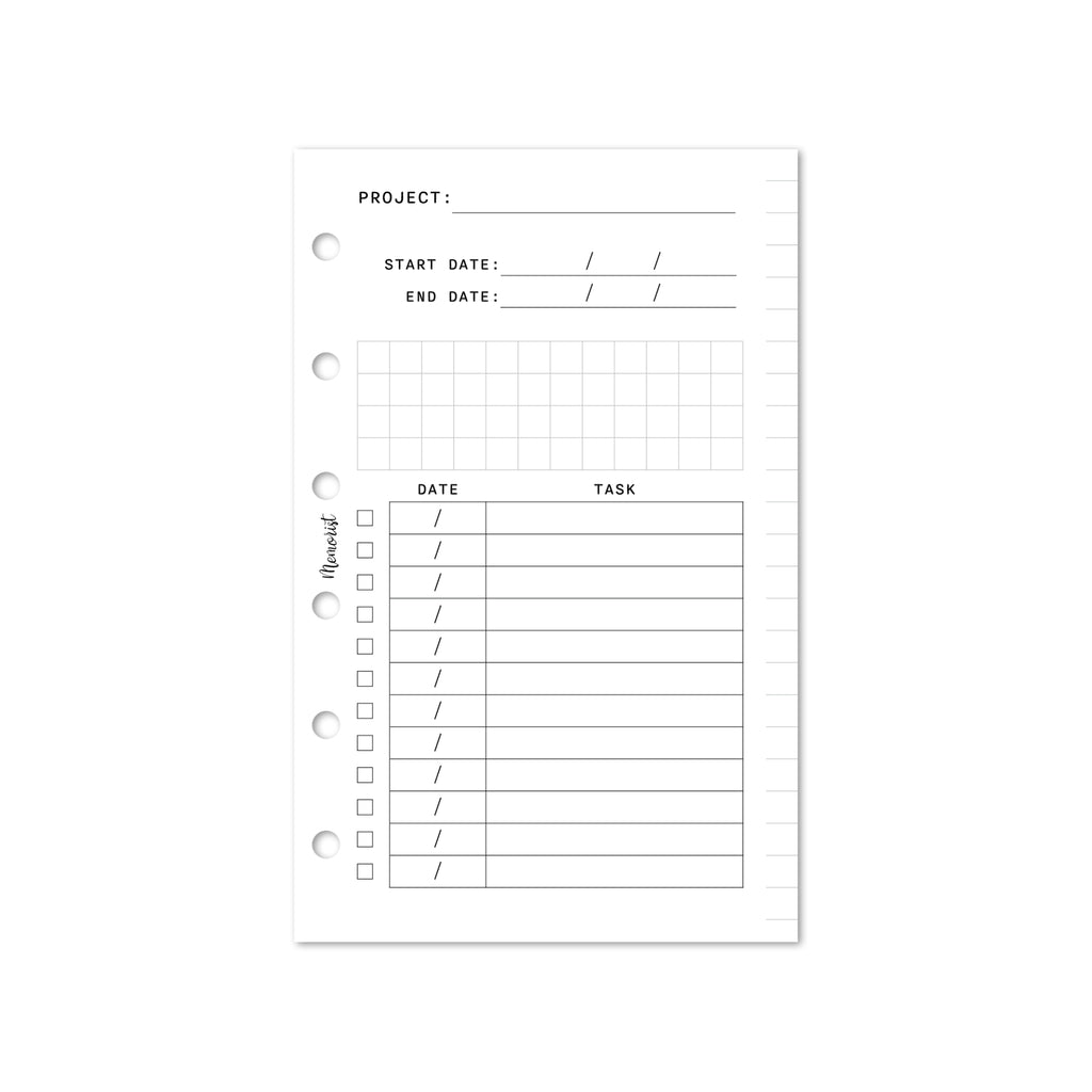 Project Planner  (Pocket Size)