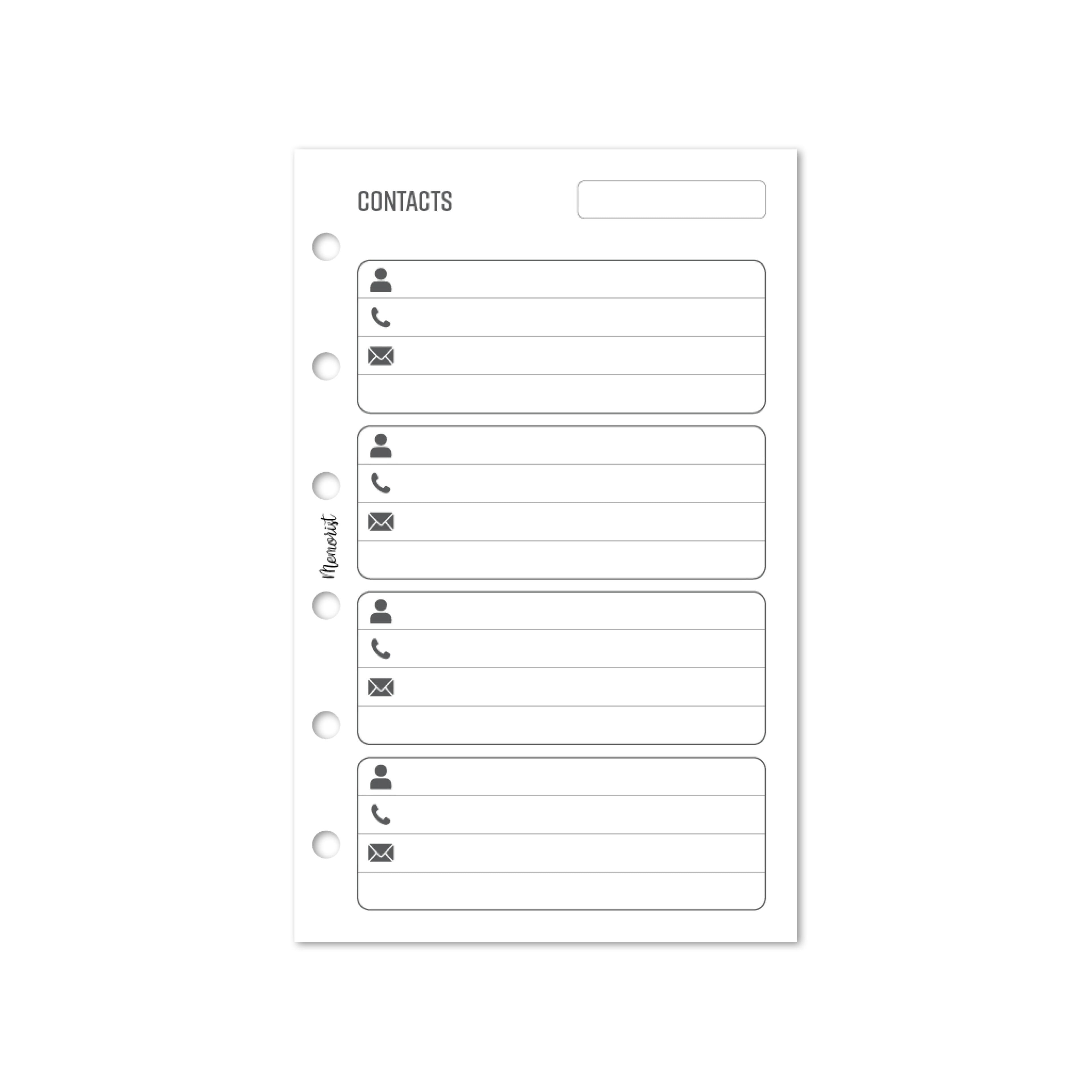 Contancts (Pocket Size)