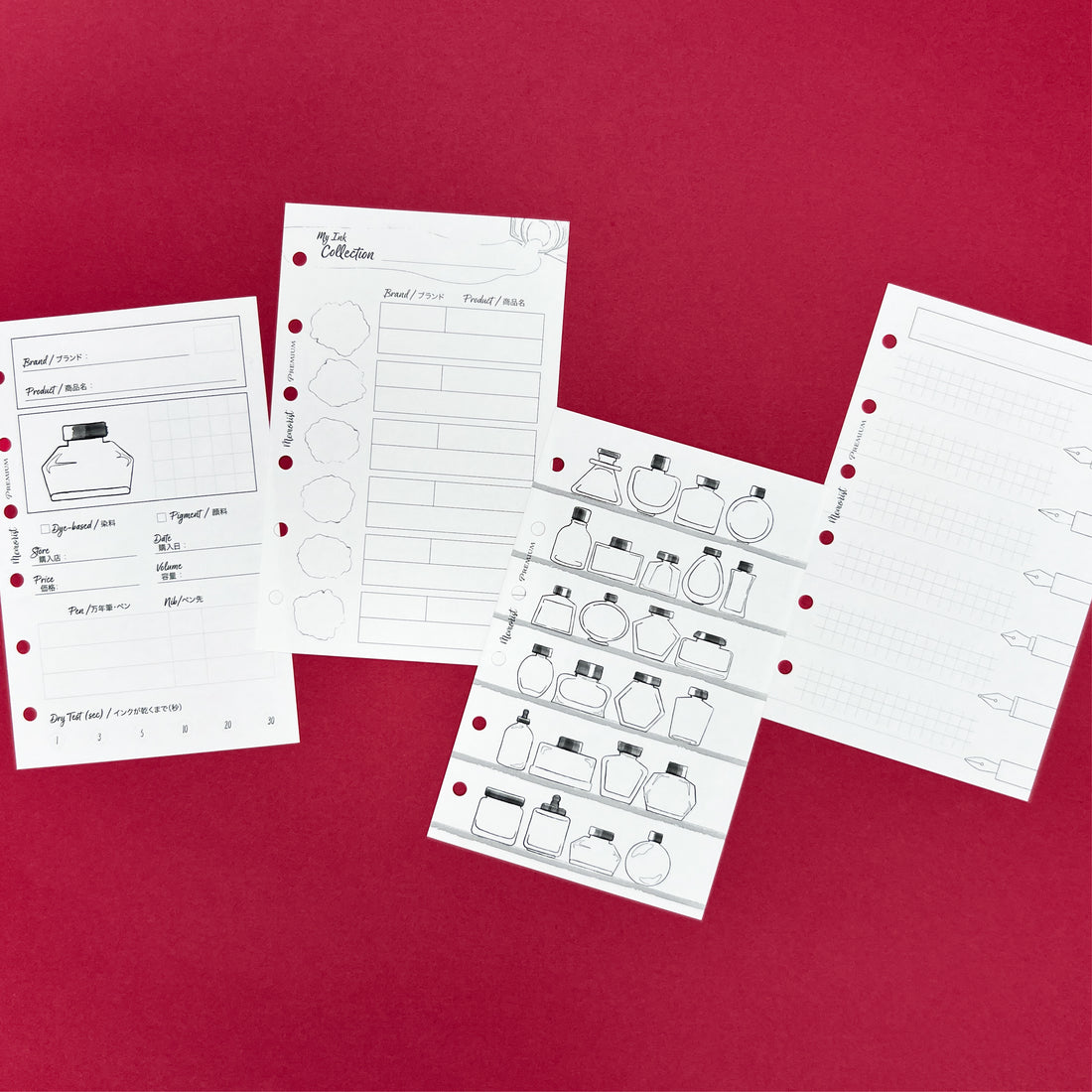 Premium Refill Ink Collection (Pocket Size)