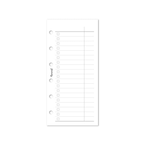 Check List (Pocket Narrow Size)