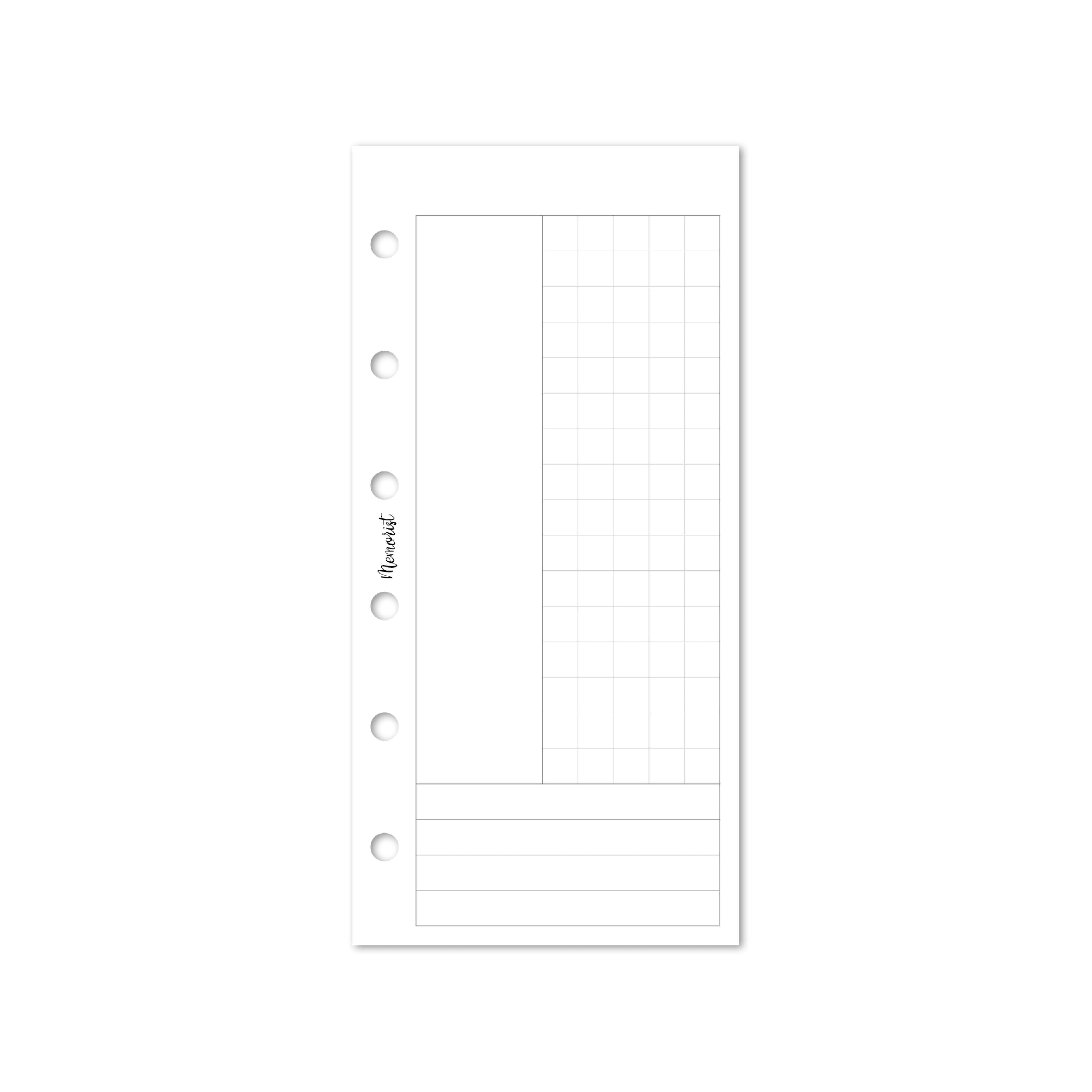 Cornell Notes (Pocket Narrow Size)