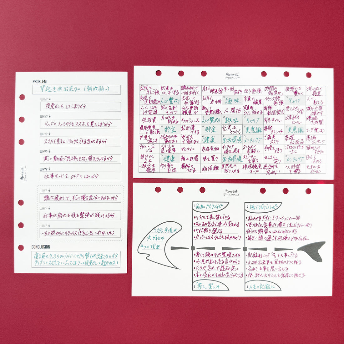 Premium Refill Thinking Trio (Personal Size)