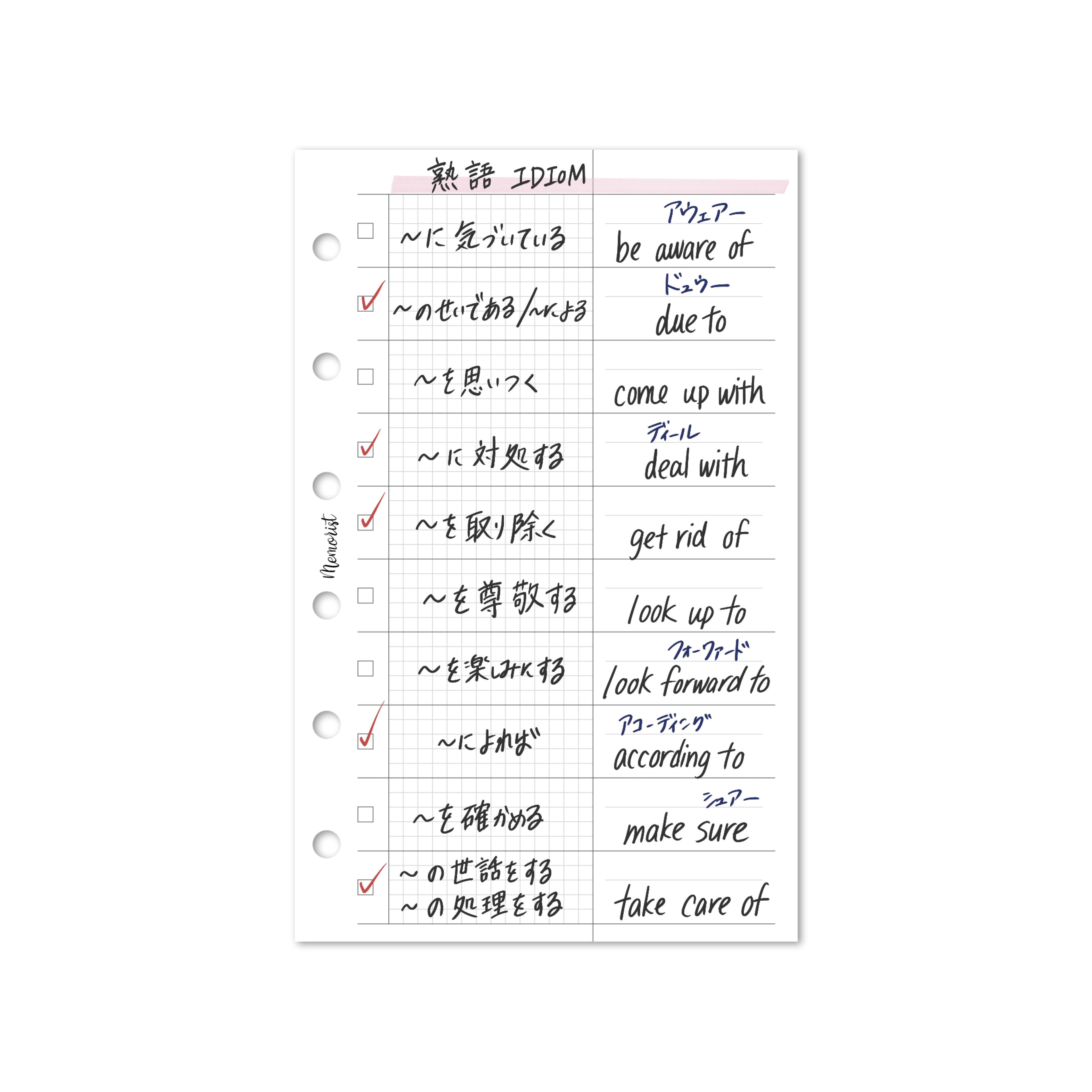 Vocabulary (Pocket Size)