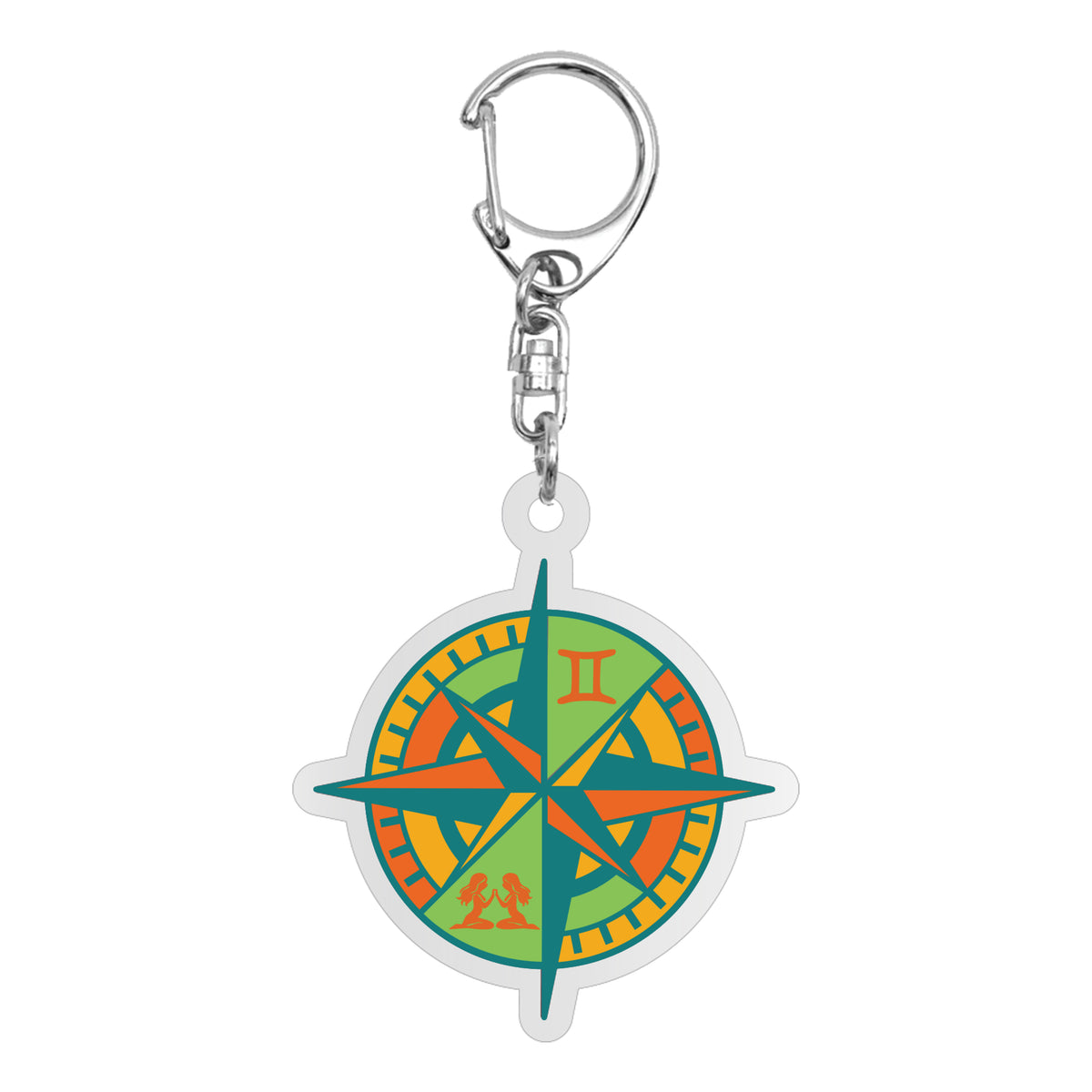 Logo Zodiac Acrylic Keychain: Complete Set