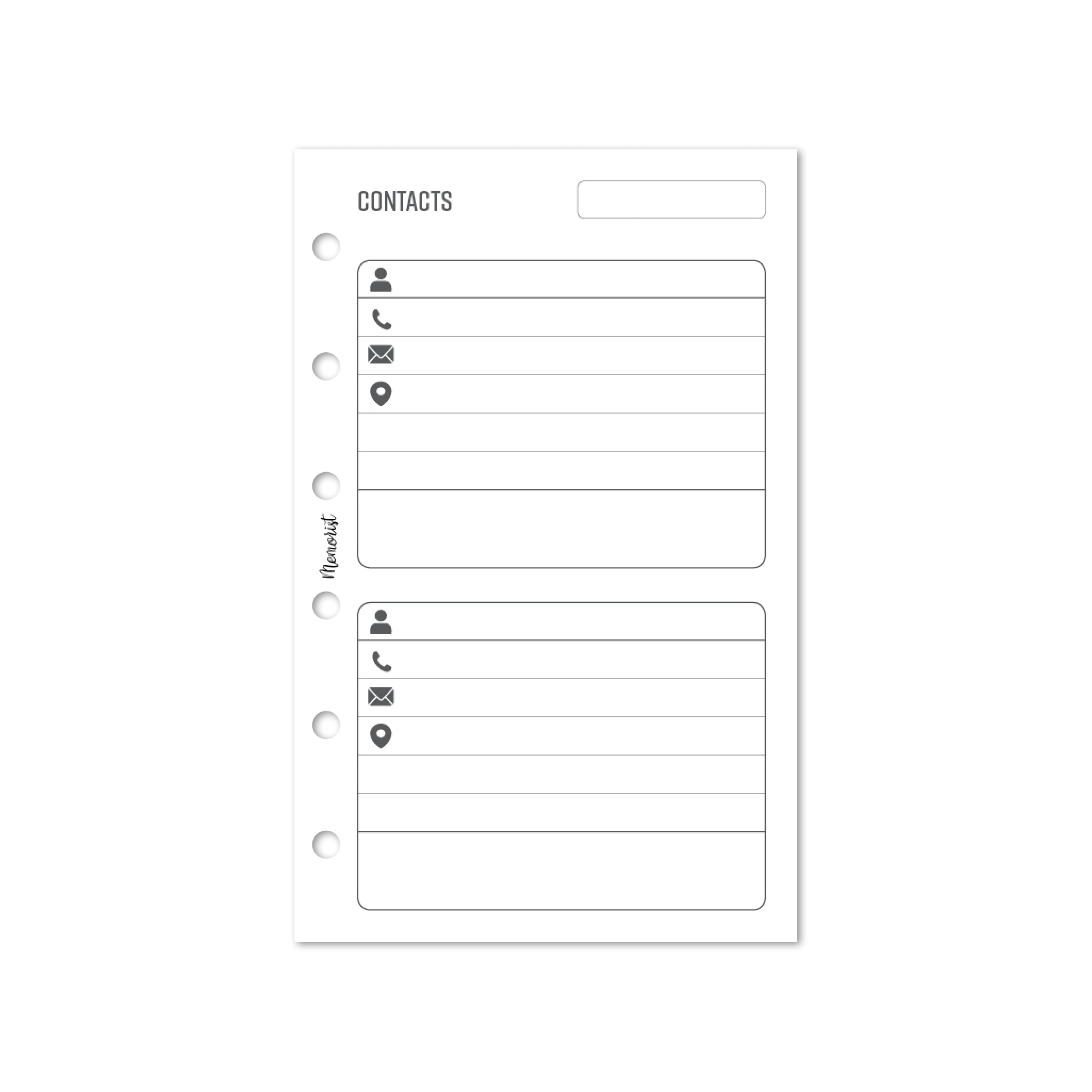 Contancts (Pocket Size)