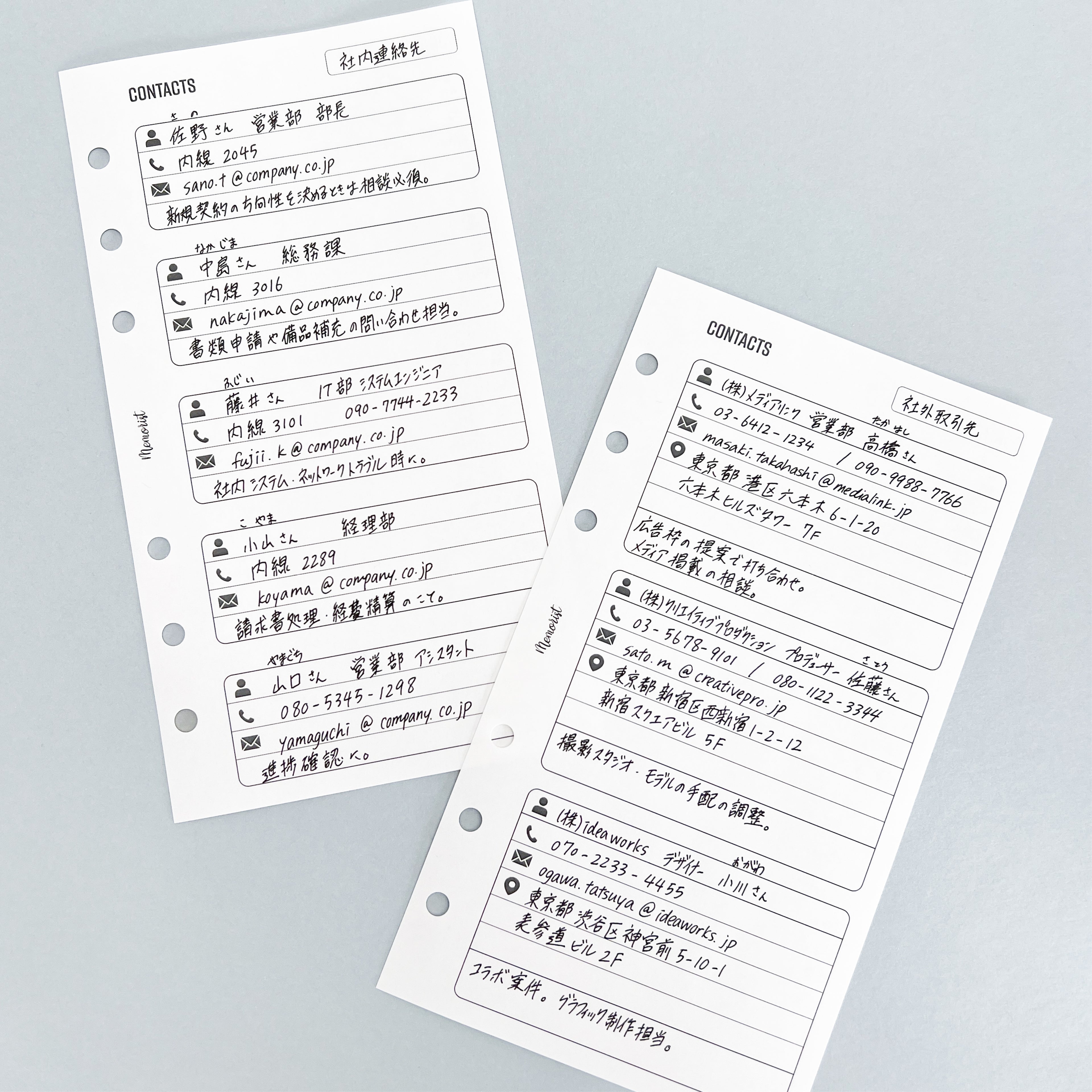 Contancts (Personal Size)