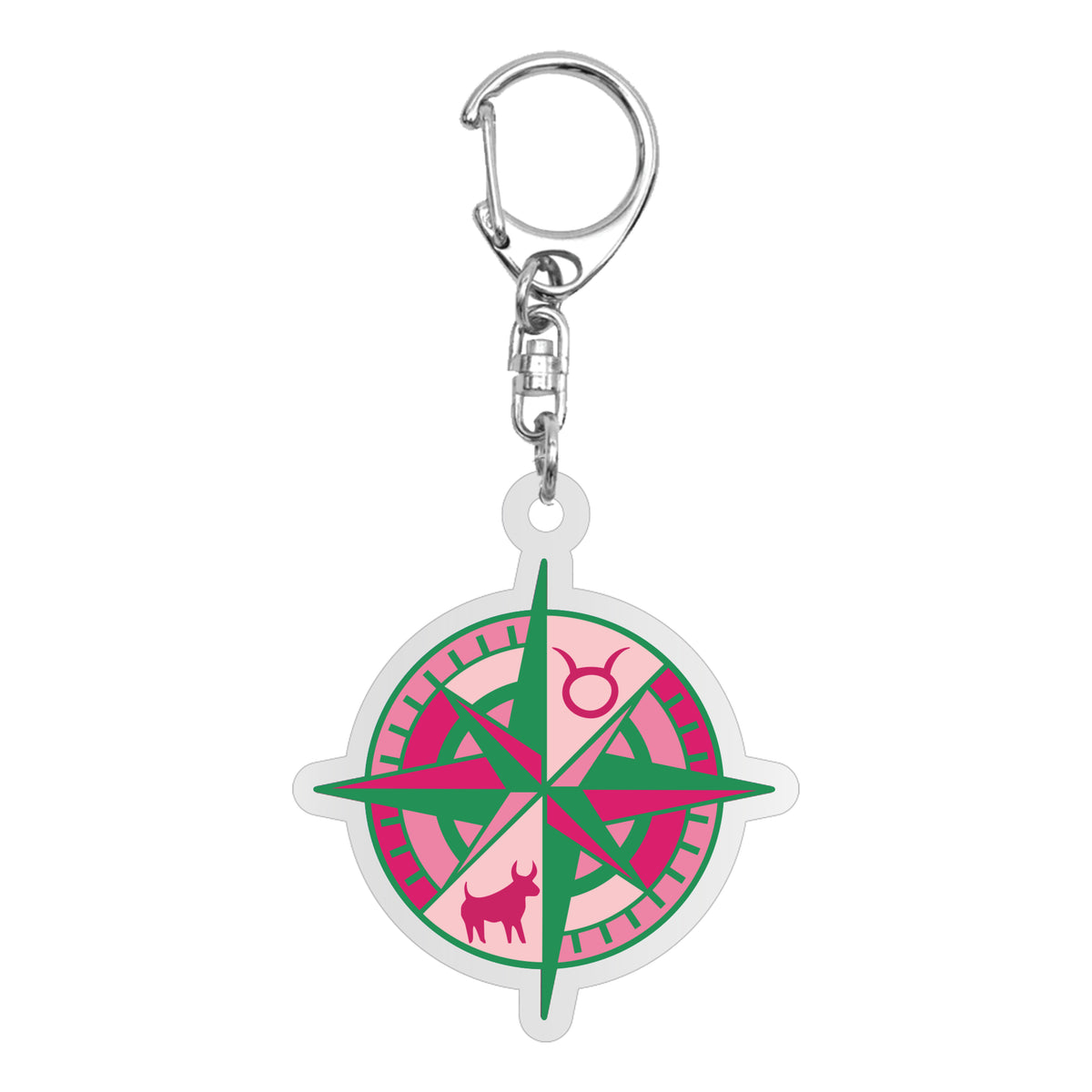 Logo Zodiac Acrylic Keychain: Taurus
