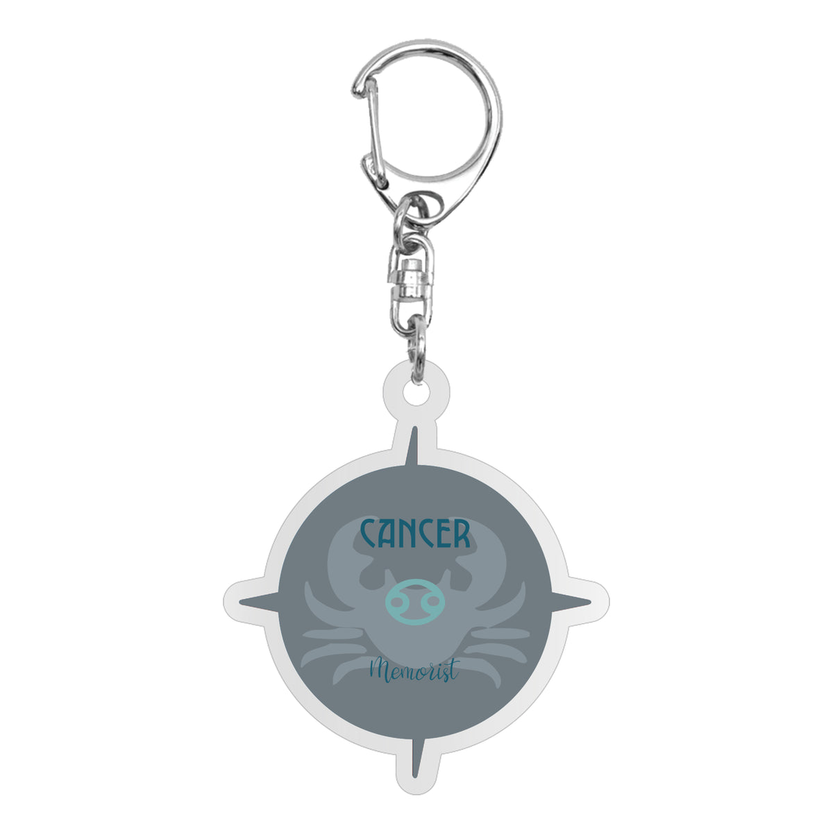 Logo Zodiac Acrylic Keychain: Cancer