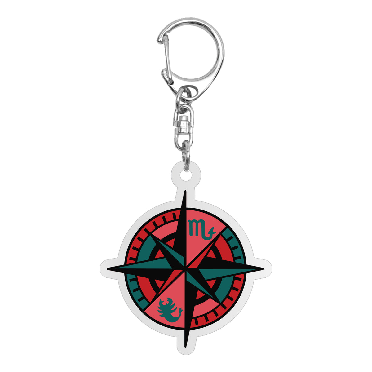 Logo Zodiac Acrylic Keychain: Scorpio