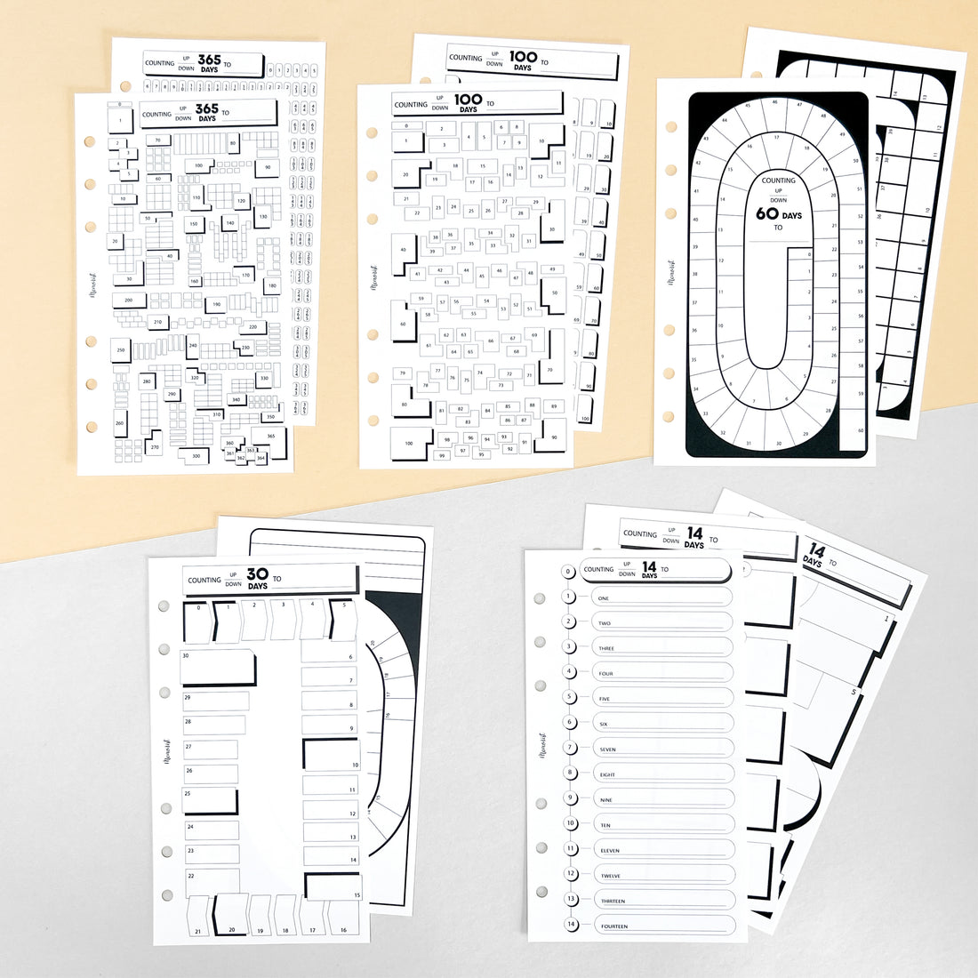 カウントアップダウンリフィル（バイブルサイズ リフィル）