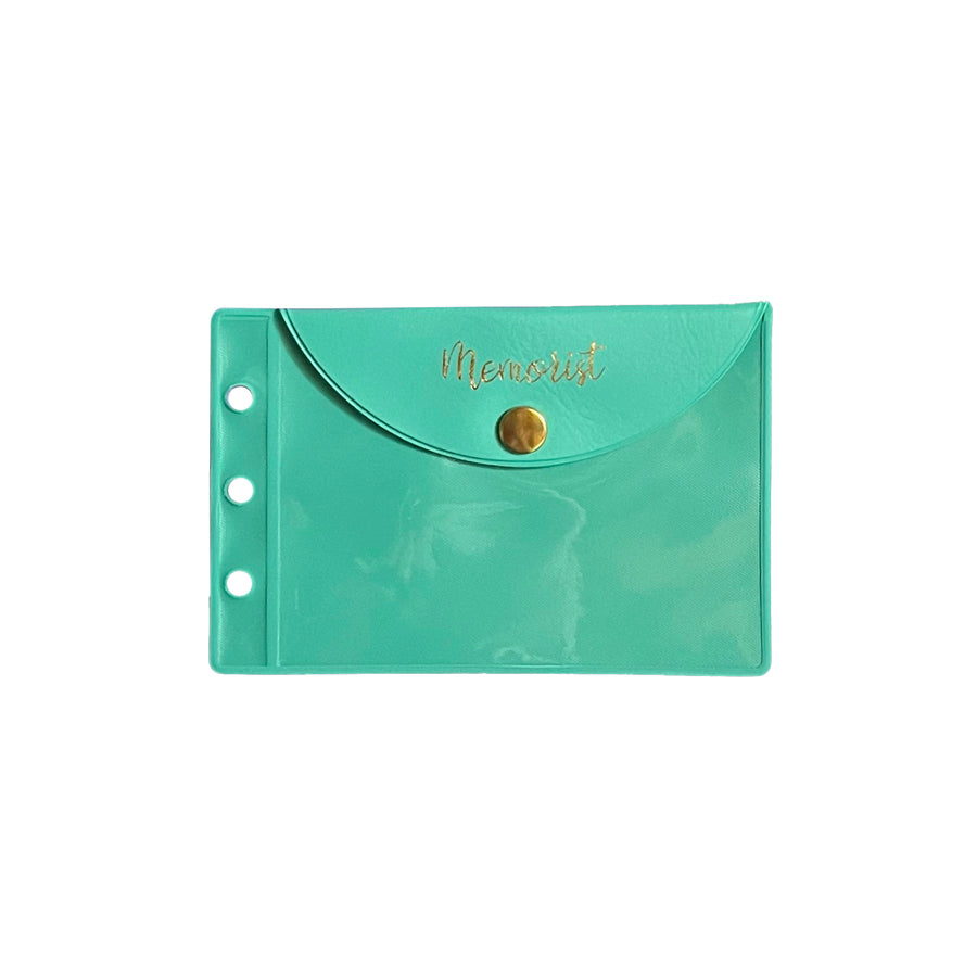 Three-hole Pouch Refill 《Turquoise》