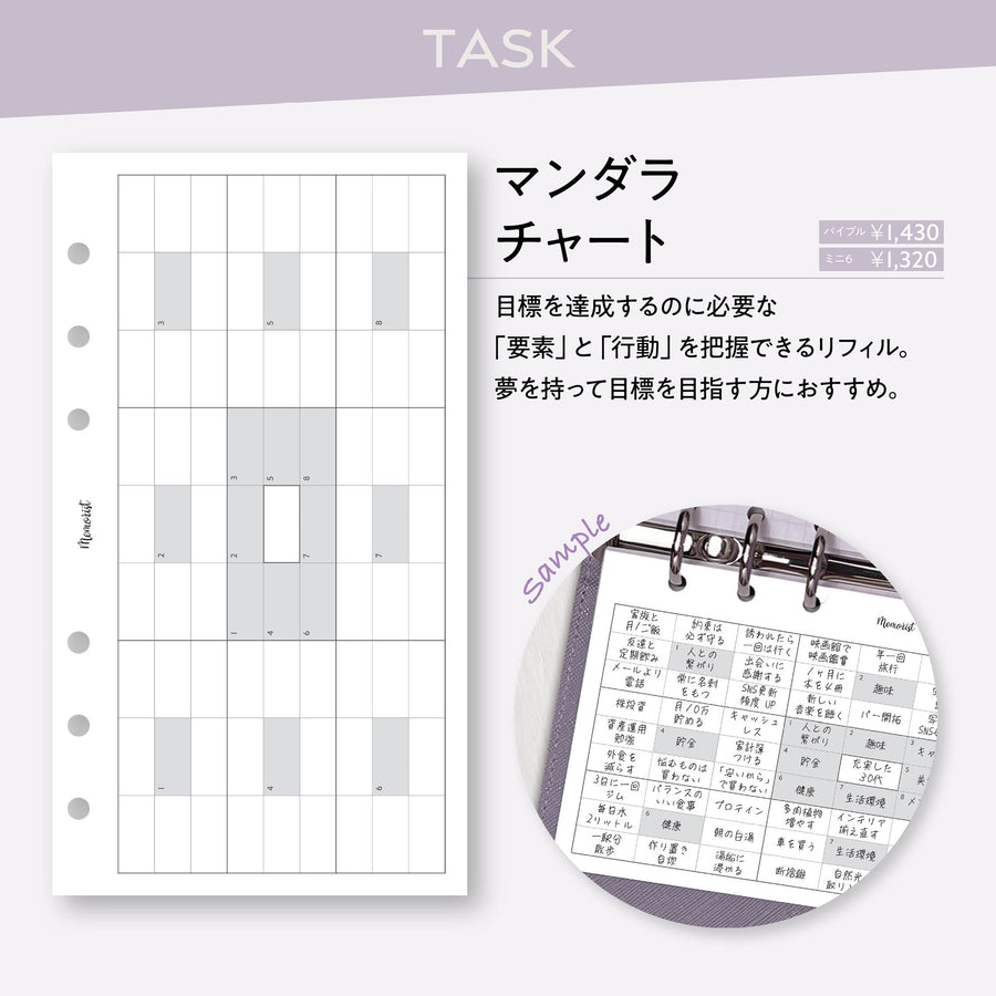 Mandala Chart  (Personal Size Refill)