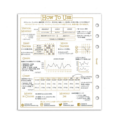 All-in-1 Monthly (HBxWA5 Size Refill)