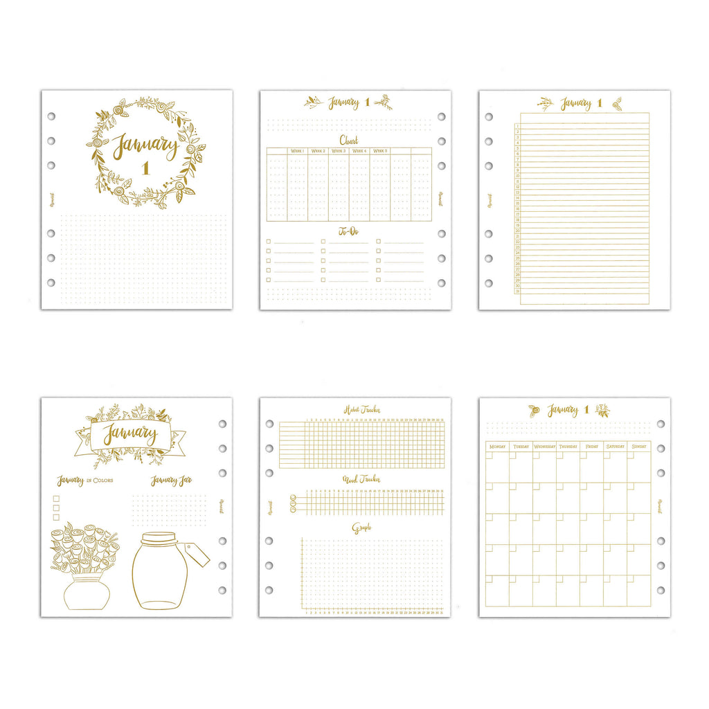 All-in-1 Monthly (HBxWA5 Size Refill)