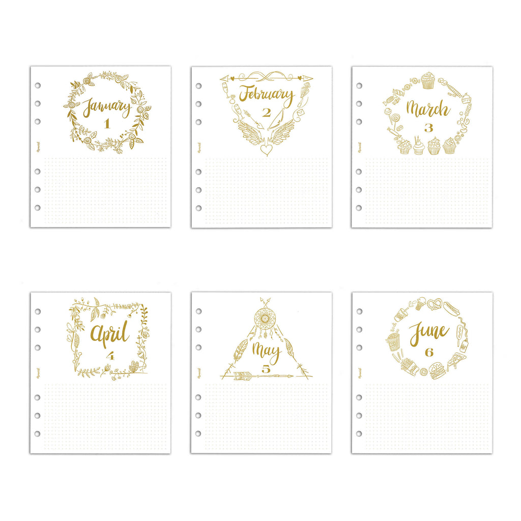 All-in-1 Monthly (HBxWA5 Size Refill)