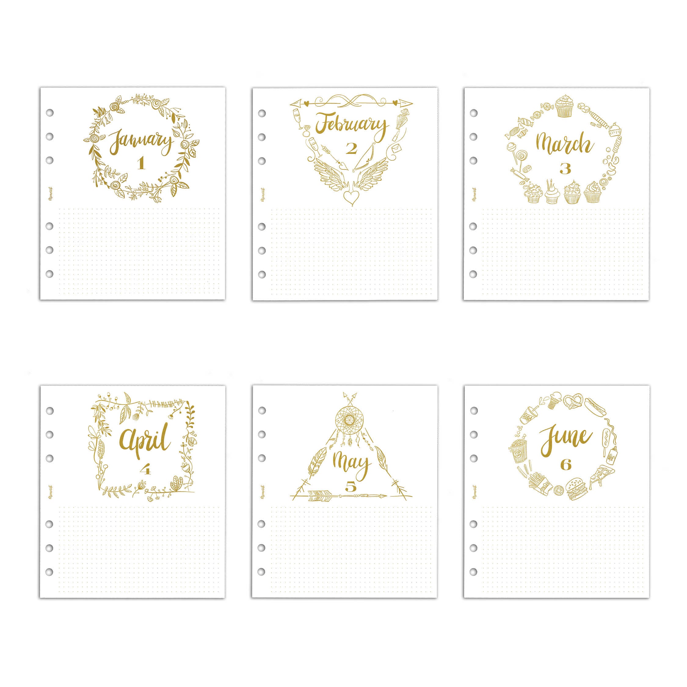 All-in-1 Monthly (HBxWA5 Size Refill)