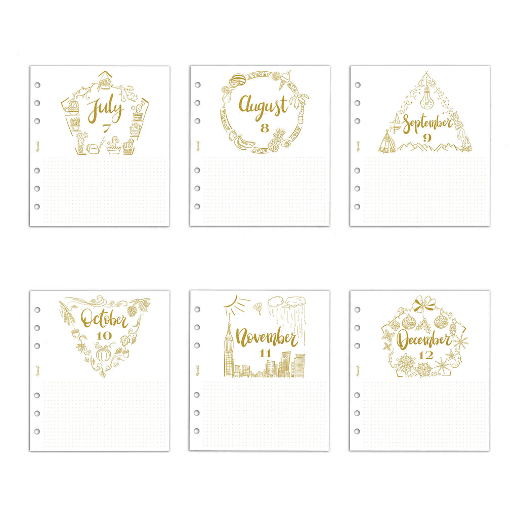 All-in-1 Monthly (HBxWA5 Size Refill)