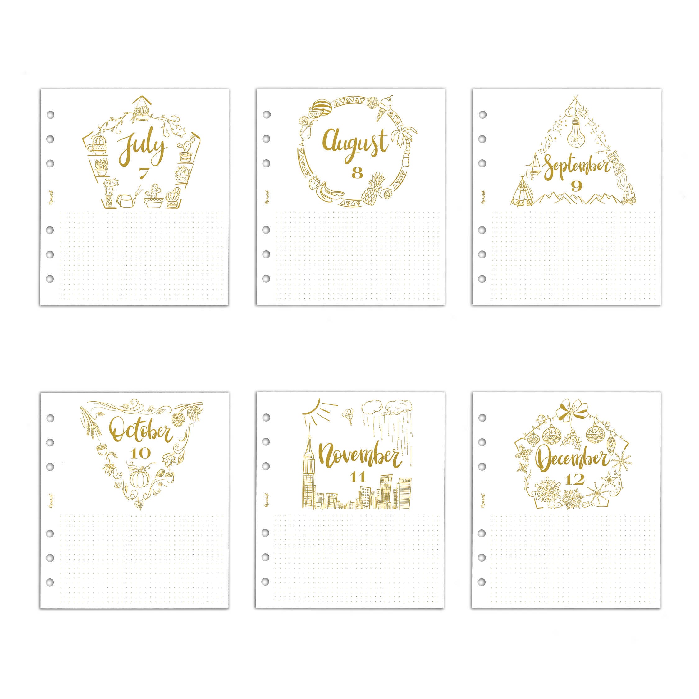 All-in-1 Monthly (HBxWA5 Size Refill)