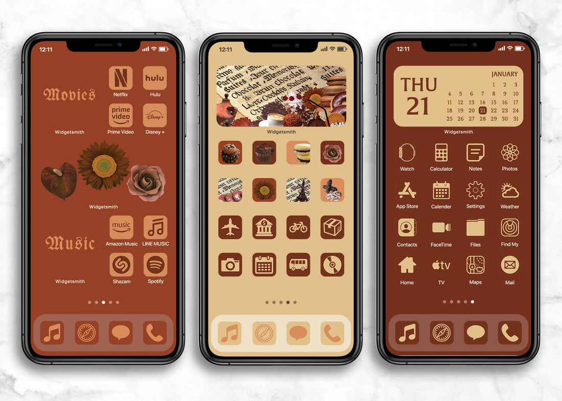 iOSアイコン メモリストデザイン 「チョコ・ショコラ」