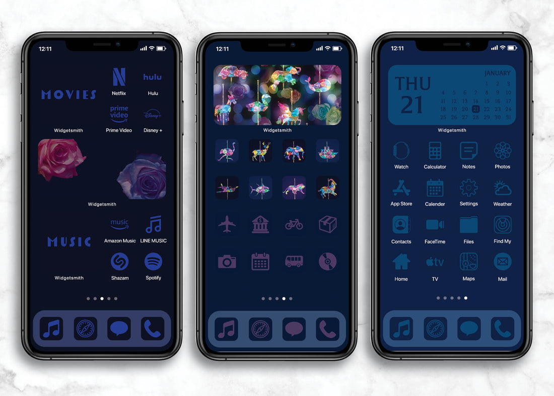 iOSアイコン メモリストデザイン 「メリー・ゴーラウンド」