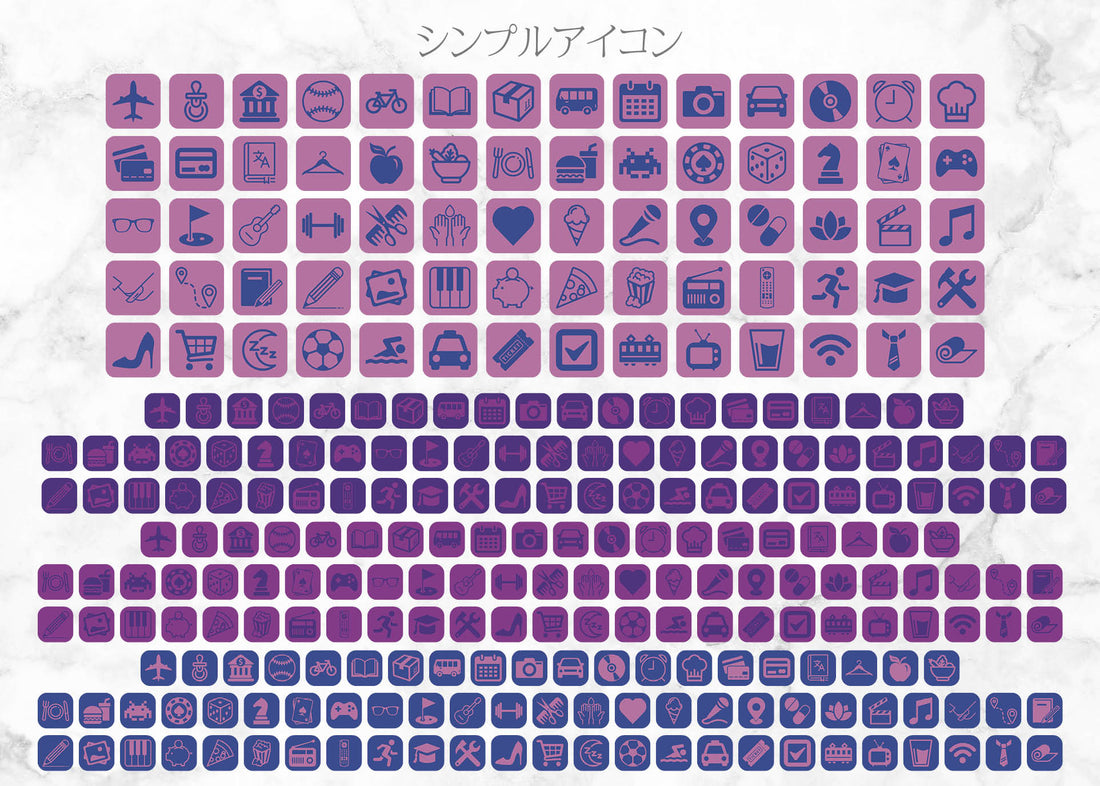 iOSアイコン メモリストデザイン 「ステンド・シャンデリア」